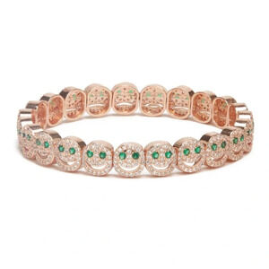 LIZA GOZLAN HAPPY FACE BRACELET